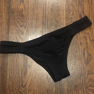 Black Cheeky Swim Bottom